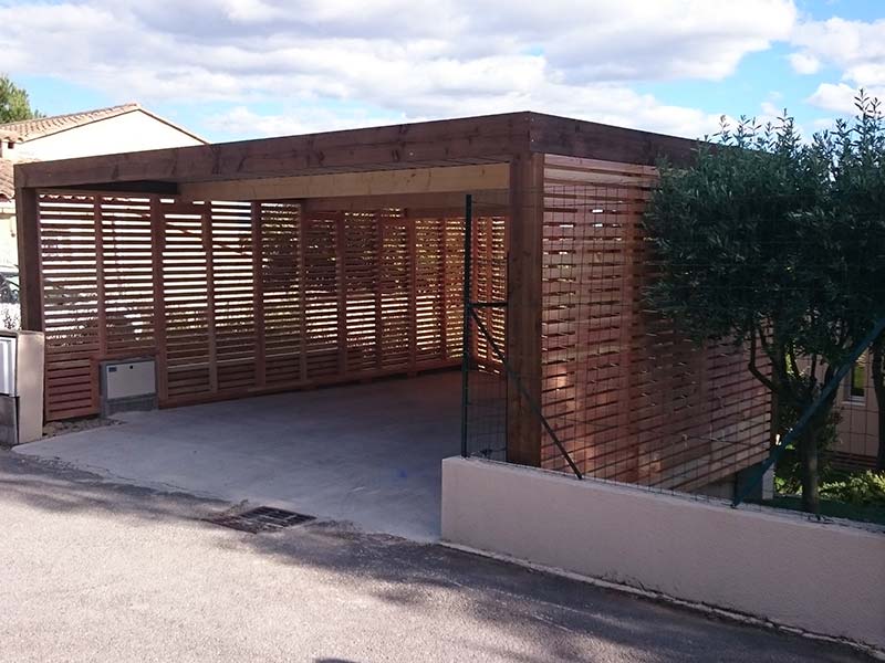 Carport en bois